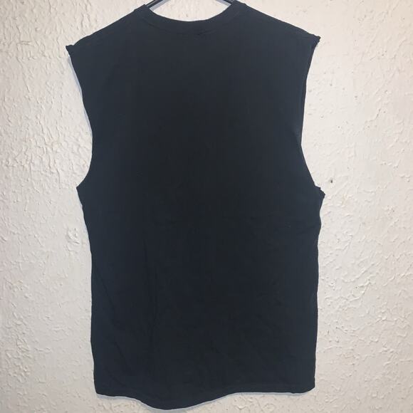 Vintage Y2K Disney's The Lion King Broadway Musical Black Sleeveless Shirt M - Picture 2 of 4